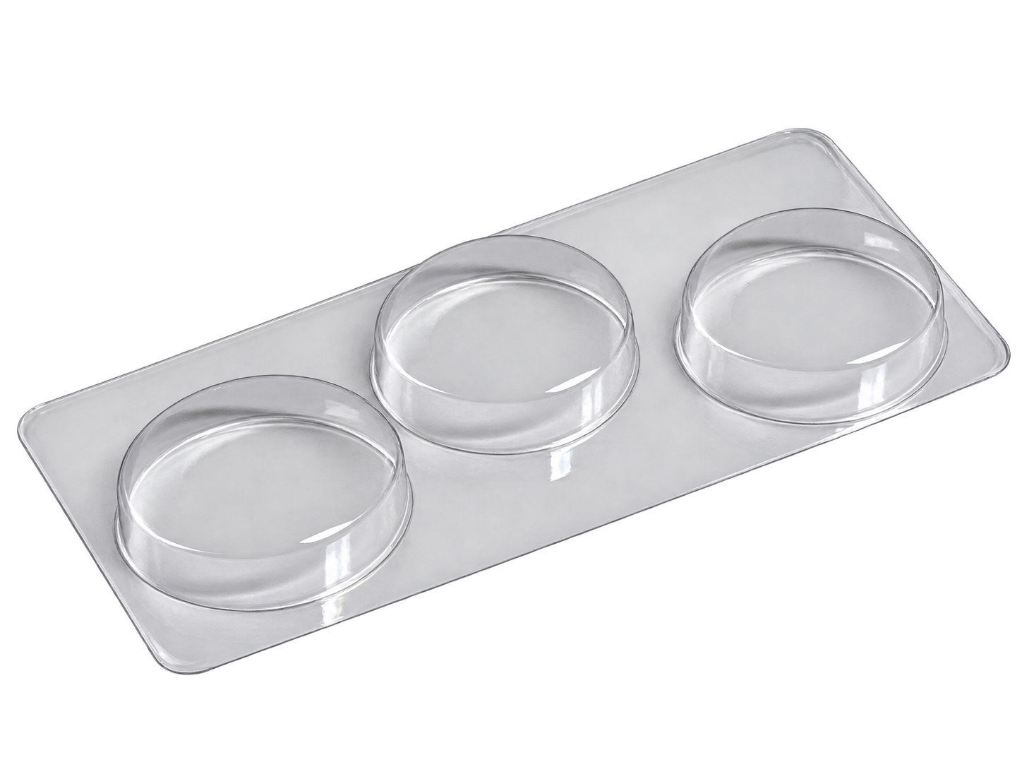 Blister BLISAFE 3 alvéoles diamètre 34 mm